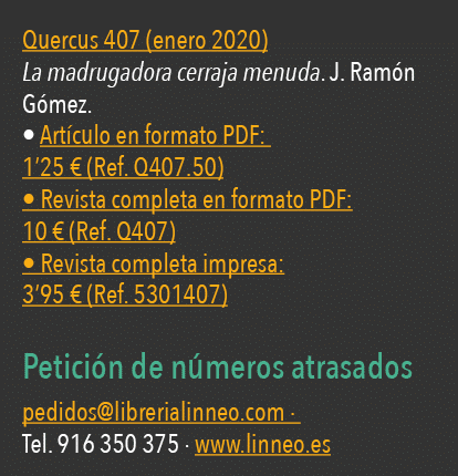  Quercus 407 (enero 2020) La madrugadora cerraja menuda  J  Ram n G mez    Art culo en formato PDF: 1 25   (Ref  Q407   