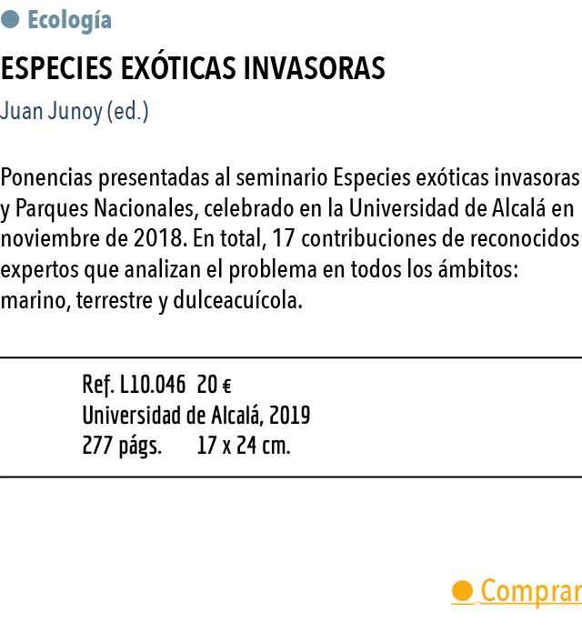    Ecolog a  Especies ex ticas invasoras Juan Junoy (ed ) Ponencias presentadas al seminario Especies ex ticas invaso   