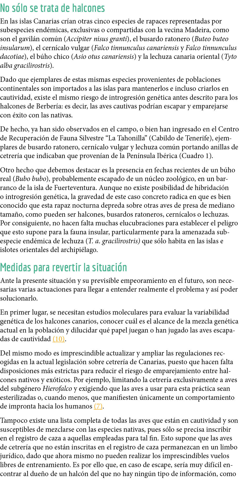 No s lo se trata de halcones En las islas Canarias cr an otras cinco especies de rapaces representadas por subespecie   